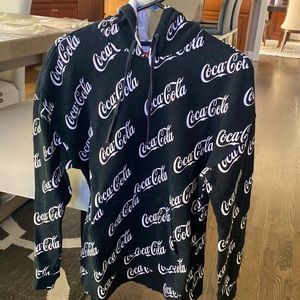 Coca Cola hoodie sweatshirt Mens size M